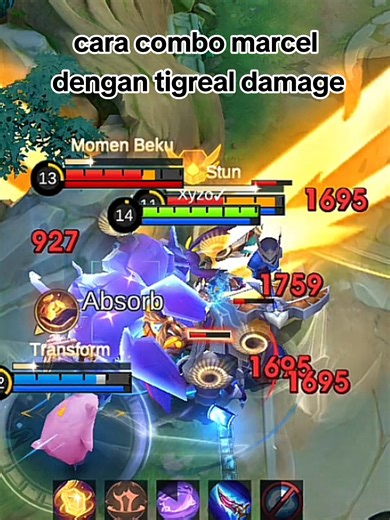 cara kombo marcel dengan tigreal damage #MLBBMarcel #MLBBS40 #MLBBNEWHERO #trending #fyp