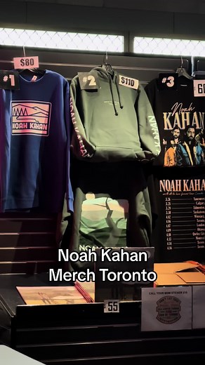 Noah Kahan Merch in Toronto - Prices and Selection