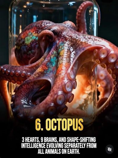 one of the most intelligent and alien-like creatures in the ocean.