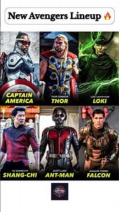 The Real New Avengers Team #MCU #Avengers #CaptainAmerica