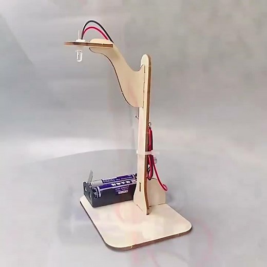 Voice Control Kids DIY Wooden Lamp