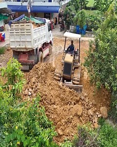 87K views · 1.1K reactions | Construction Legends: Bulldozers and Dump Trucks Tackle the Toughest Jobs | Dozer Tv | Facebook