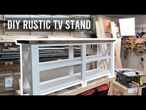 DIY Rustic TV Stand | Do It Yourself Woodworking