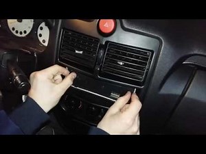 How to remove a car stereo without any special tools