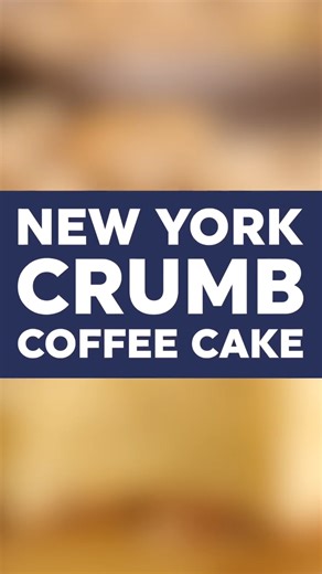 Classic New York Crumb Cake just like the kind you would find in your favorite coffee shop, tender cake topped with chunks of cinnamon sugar! Recipe: https://dinnerthendessert.com/ny-crumb-coffee-cake/ | Dinnerthendessert.com