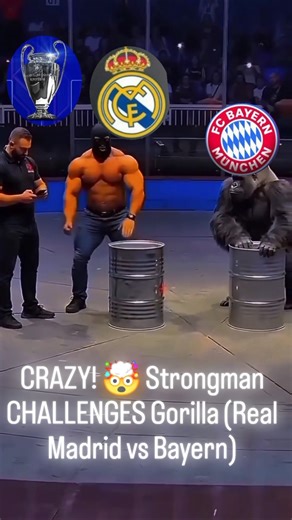 🦍 Real Madrid or Bayern? The Muscle vs. Gorilla Challenge! 😯