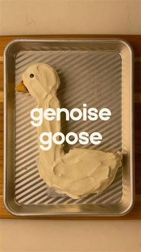 your Easter brunch needs this easy goose cake