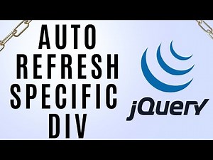 Auto Refresh Particular Specific Div Using jQuery