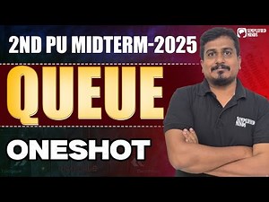 PUC 2 Computer Science | Queue One-Shot Lecture | Queue | SimplifiedMinds