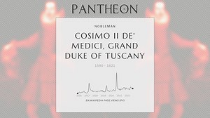 Cosimo II de' Medici, Grand Duke of Tuscany Biography | Pantheon
