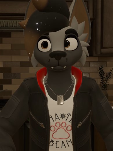 I don't say TGIF, this chaotic bean comes in for Feral Friday! Enjoy this rare taste of friday motiviation with some chaotic energy #fyp #vrc #vrchat #furry #furrytiktok