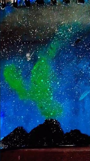 Easy night sky drawing #art #drawing🌌🌌