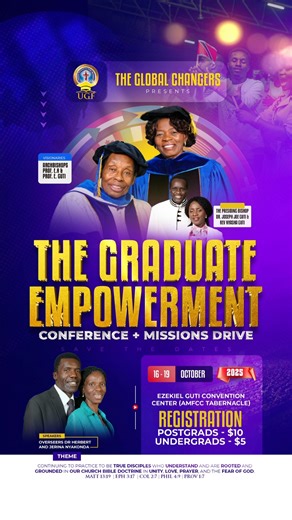 Meet our next speaker! 🙌 Pastor Prosper Gwenjere: - Postgraduate from MSU 🎓 - Risk Manager💰 - Former UGF Vice Chairperson We're looking forward to his empowering insights at the Graduate Empowerment Conference Missions Drive 2025! 🌟 #GEC2025 #SpeakersReveal #EmpowermentThroughKnowledge | University Graduate Fellowship - UGF