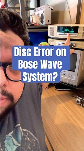 Bose Wave system gives disc error? Help?! #bose #bosewave #discerror #retrotech #retro