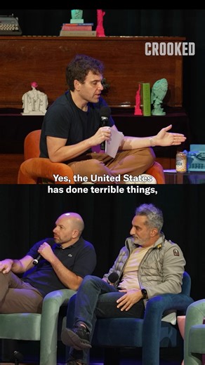 27K views · 389 reactions | Lovett and Bassem Youssef debate the ethics of the Riyadh Comedy Festival. | Crooked Media | Facebook