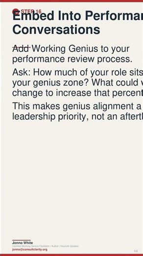 Make Working Genius Stick | Embed It Into Your Culture