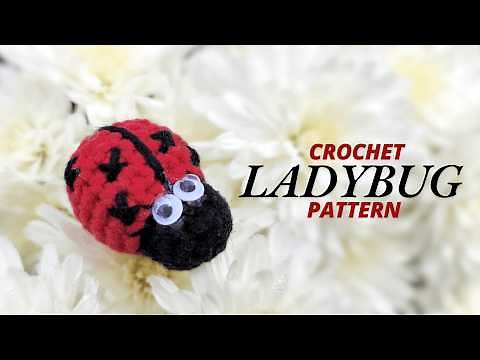 Super Easy Crochet Ladybug Amigurumi Tutorial for Beginners