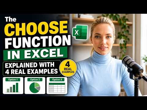 The CHOOSE Function in Excel, Explained with 4 Real Examples