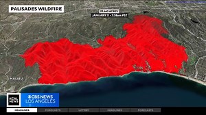 CBS News | This animated map from @kcalnews shows a timeline of how the Palisades Fire - the largest blaze ravaging Southern California - exploded... | Instagram