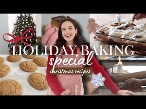 Cozy Christmas Baking From Scratch | Holiday Baking Marathon