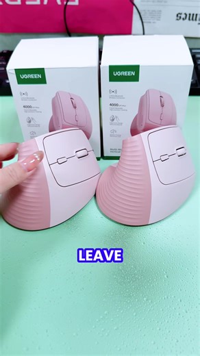 ergonomic vertical mouse with Bluetooth and USB connection,Comes in black too! Up to 4000 DPI with 6 buttons! Compatible with MAC and Windows #wirelessmouse #tiktokshopfalldealsforyou #momgift #tiktokshopcybermonday #whiteelephantgift