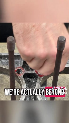 Fixing Holes #cars #car #threadrepair #corvair #corvaircommunity #automobile #automotive #machinist #fyp #fypシ #fypシ゚viral #fyptiktok #machining #milling #liquidnitrogenfun #liquidnitrogen #crankcase #oven