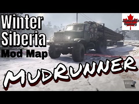 MudRunner Mod Gameplay | Winter Siberia Map Mod
