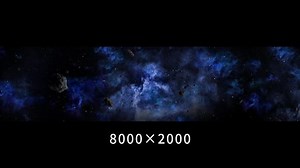 8K Universe Space Background