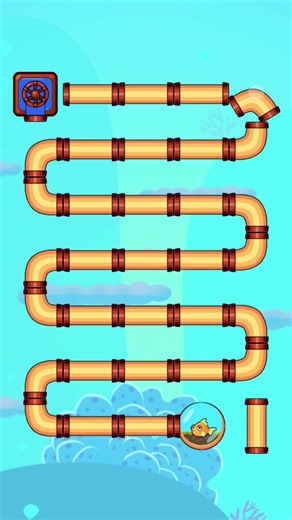 Save the fish pull the pin game play #savethefish #pullthepin #puzzlegame #walkthrough #games #short