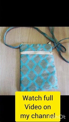 how to make Sling bag at home/sling bag cutting and stitching/ledies bag making at home/#diy