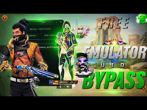 NEW FREE UID EMULATOR BYPASS OB52 SAFE 💻 FOR FREE FIRE | 100% ANTIBAN | FREE FIRE PC PANEL GRATIS 🎯