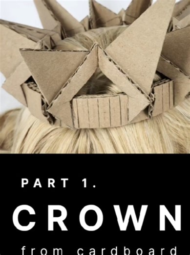 Create Your Own Spiky Crown Using Cardboard