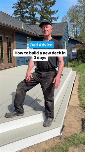 Deck Repair Weekend: Replacing a Rotten Deck for Dad