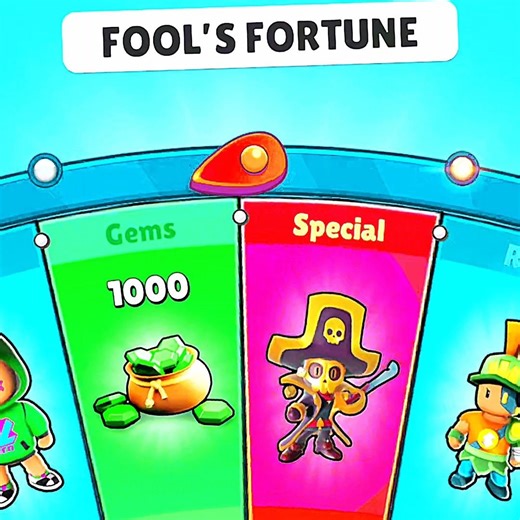The Real Gaming Guru || Stumble Guys NEW FOOL'S FORTUNE WHEEL 🛞 || #stumbleguys
