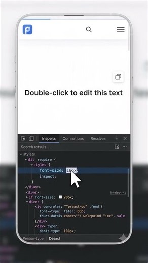 Change Any Website Font Size With Inspect Element 🔥 #shorts