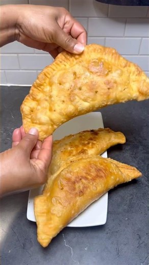 Authentic Chebureki Recipe 🥟 | Crispy Meat-Filled Pastries My Mom Taught Me #food #recipe #shorts