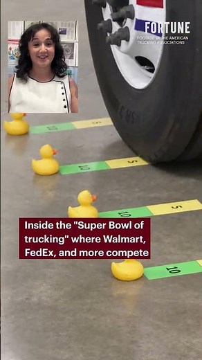 Inside the ‘Super Bowl of trucking' where Walmart, FedEx, and more compete #success #trucking