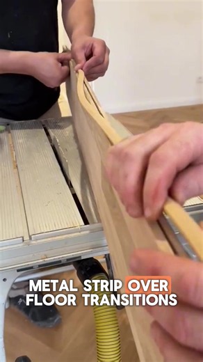 Seamless Oak Transition Threshold: DIY Wood Threshold with Hidden Screws