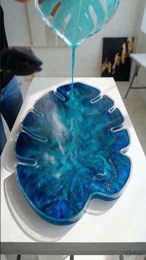 DIY Monstera Leaf Epoxy Resin Coffee Table Making | Step by Step Tutorial