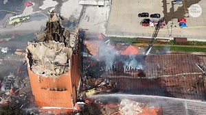 Drone footage shows the aftermath of a massive explosion at a Nebraska biofuel plant that killed at least three people. | USA TODAY Video