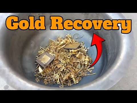 Gold Recovery From Gold Plated Scrap | Gold Recovery From Computer Scrap .