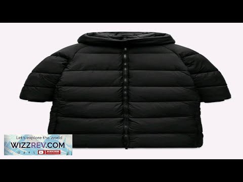 ZARA LONG ANORAK WITH WATER & WIND PROTECTION COAT BLACK 3427 788 Size