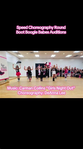 Exciting Speed Choreography at Boot Boogie Babes Auditions