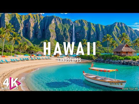 Hawaii 4K Ultra HD • Stunning Footage Hawaii, Scenic Relaxation Film with Calming Music
