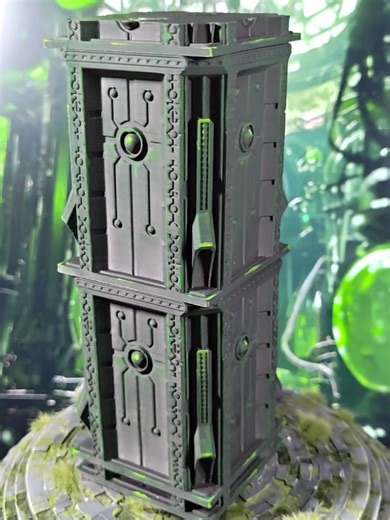 Necron Tomb World Pillar — 3 Colours, Zero Compromise Sometimes less is more. This Necron pillar was painted using only 3 colours — no shortcuts, no clutter. Clean contrasts, strong glow, and solid Tomb World atmosphere. Simple. Efficient. Effective. Exactly how Necrons should look. Would you believe this is just three paints? #Warhammer40K #Necrons #TombWorld #MiniaturePainting #WarhammerPainting