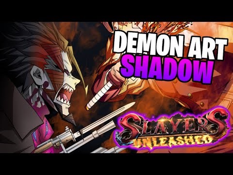 SHOWCASE da NOVA DEMON ART SHADOW no SLAYERS UNLEASHED | Roblox - GG Games