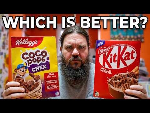 KitKat Cereal vs Coco Pops Chex… Which Is Better?! 🤯