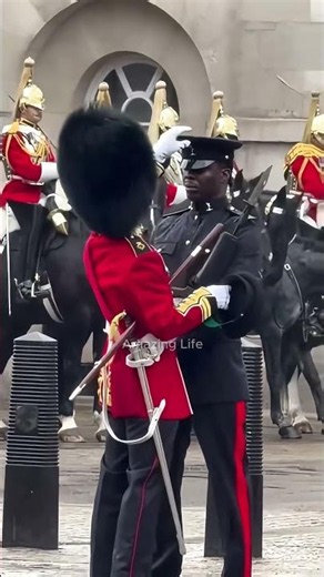 The Wind Took His Guard Hat During Parliament Opening Ceremony #Shorts