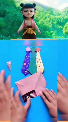 Origami 👔 🤵‍♀️🤵‍♂️#nezha #origami #origami
