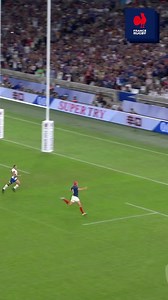 1.6M views · 10K reactions | ⚡️ Il a traversé tout le terrain 퐜퐨퐦퐦퐞 퐮퐧퐞 퐟퐮퐬퐞́퐞 ! Déjà 3 essais dans cette #RWC2023 pour Louis Bielle-Biarrey !  France tv sport #UnisPourUnRêve #FRAvNAM #XVdeFrance | France Rugby | Facebook